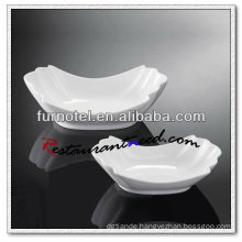 Y203 Porcelain Crimped Bowl Plate Ceramic Porcelain Plate Dishes Wholesale Dinner Plates for Weddings